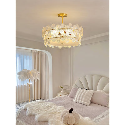 Hydrangea Glass Chandelier
