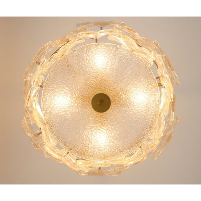 Hydrangea Glass Chandelier