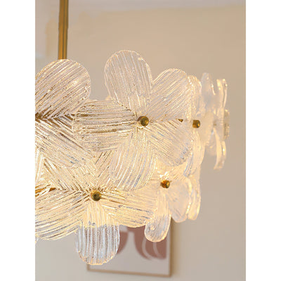 Hydrangea Glass Chandelier