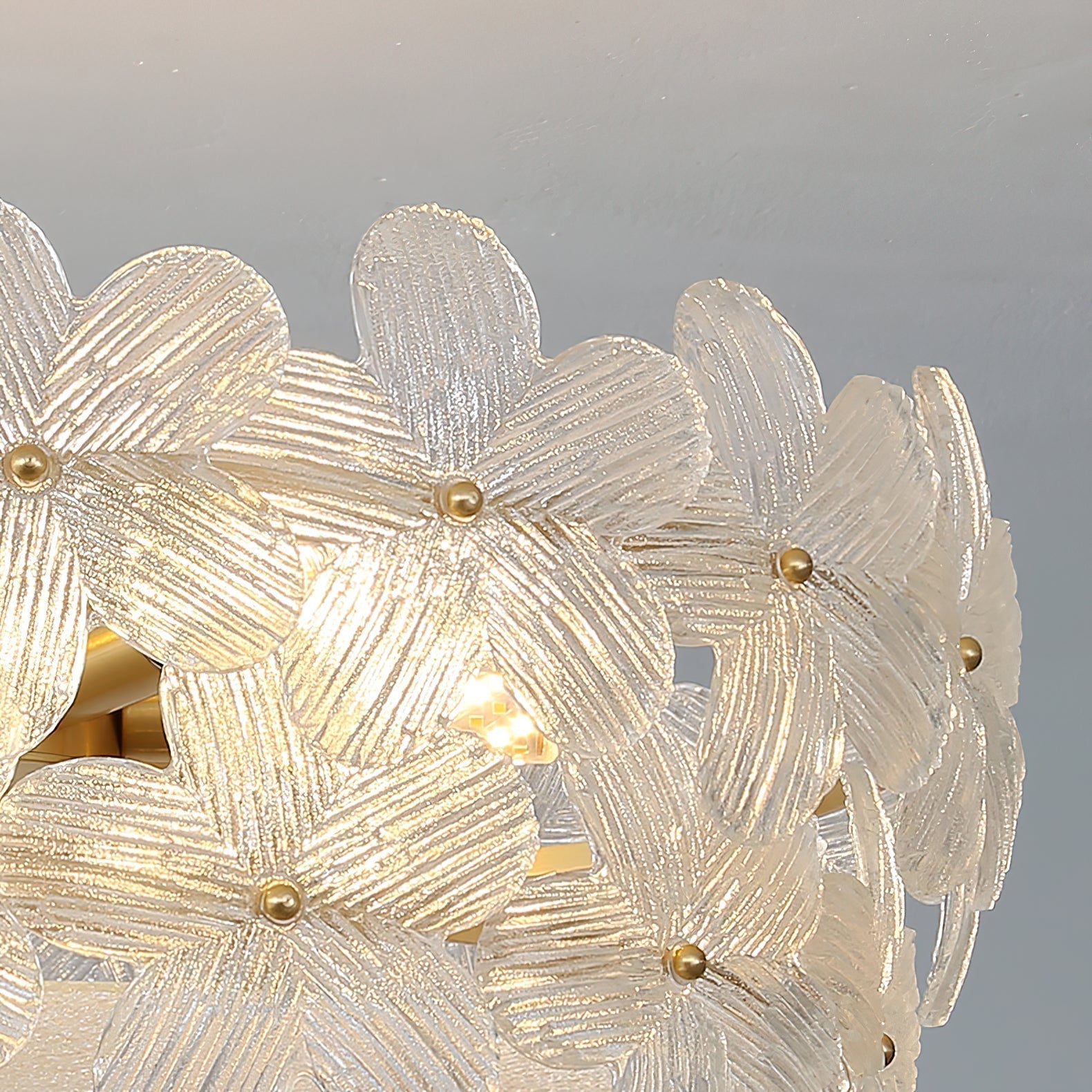 Hydrangea Glass Chandelier