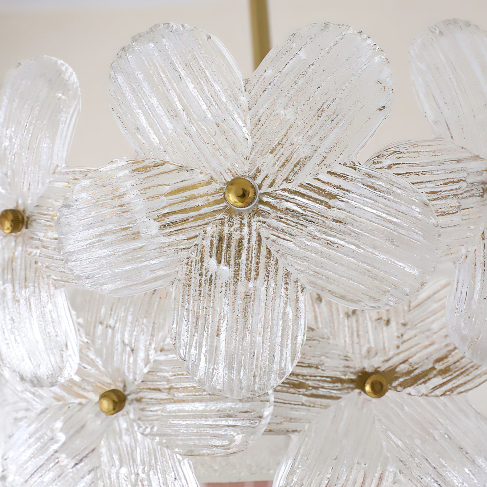 Hydrangea Glass Chandelier