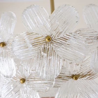 Hydrangea Glass Chandelier