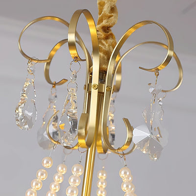Hydrangea Glass Chandelier