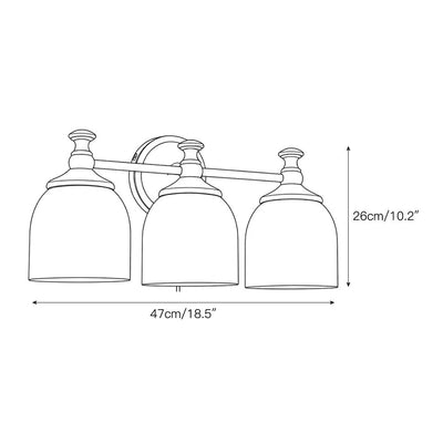 Celiaya Chart Glass Plug-in Wall Sconce