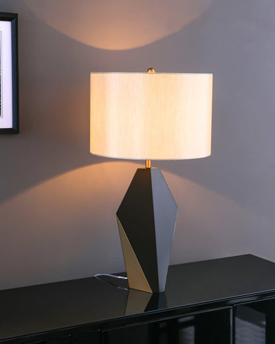 Prism Contemporary Fabric Table Lamp