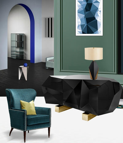Prism Contemporary Fabric Table Lamp