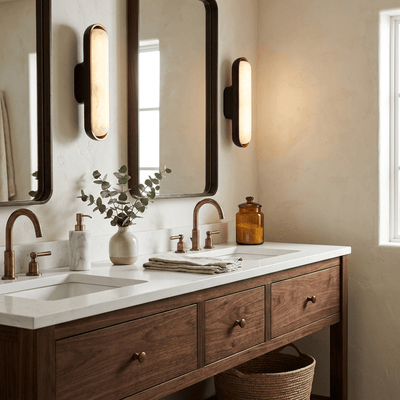 Vionelle Alabaster Wall Sconce