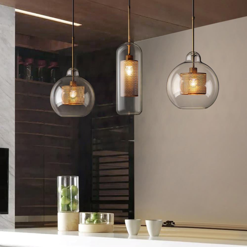 Veleine Pendant Lamp Chiswick Glass for Living Room