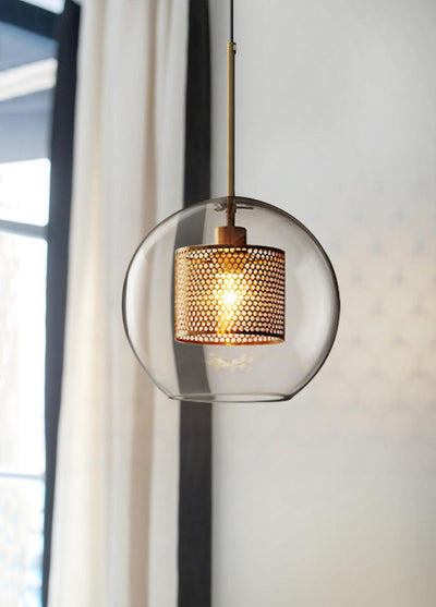 Veleine Pendant Lamp Chiswick Glass for Living Room
