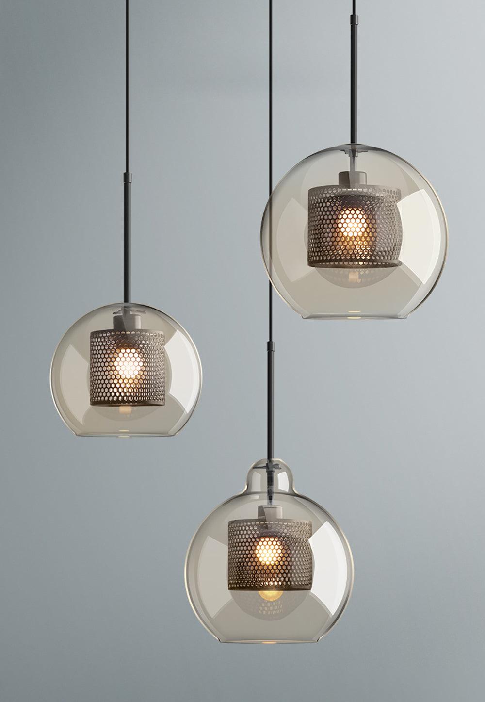 Veleine Pendant Lamp Chiswick Glass for Living Room
