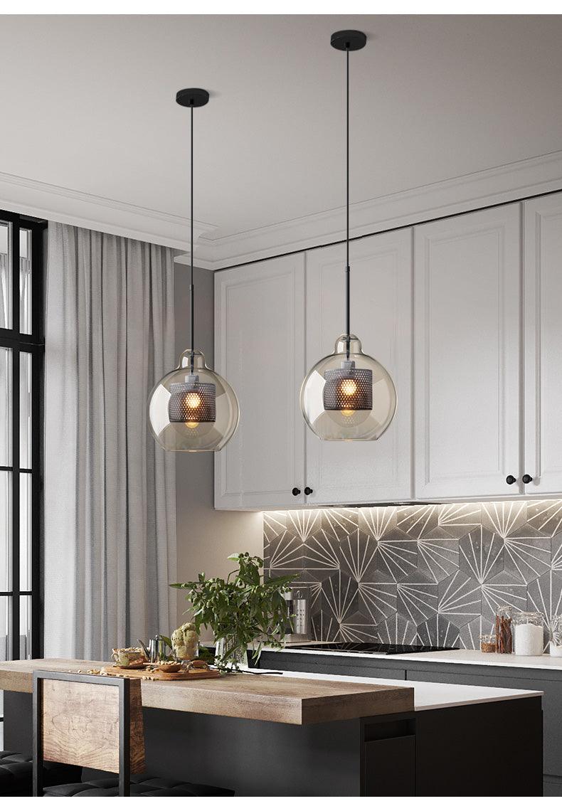 Veleine Pendant Lamp Chiswick Glass for Living Room