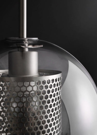 Veleine Pendant Lamp Chiswick Glass for Living Room