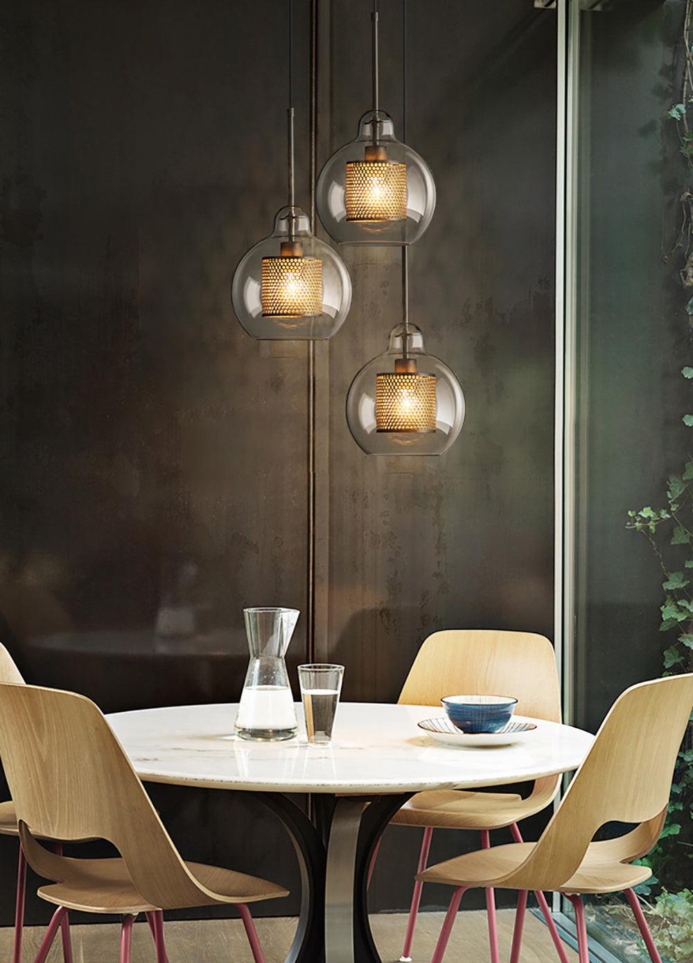Veleine Pendant Lamp Chiswick Glass for Living Room