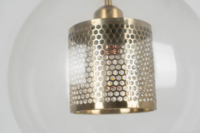 Veleine Pendant Lamp Chiswick Glass for Living Room