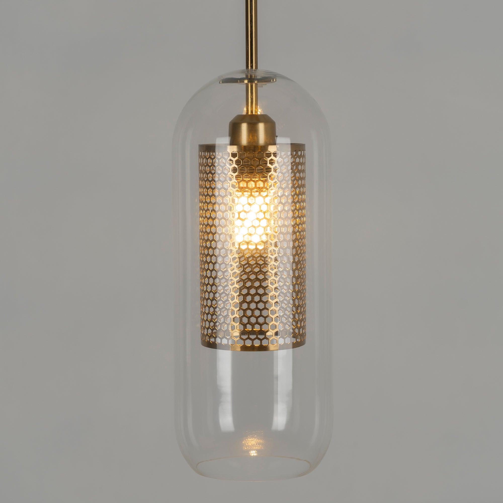 Veleine Pendant Lamp Chiswick Glass for Living Room