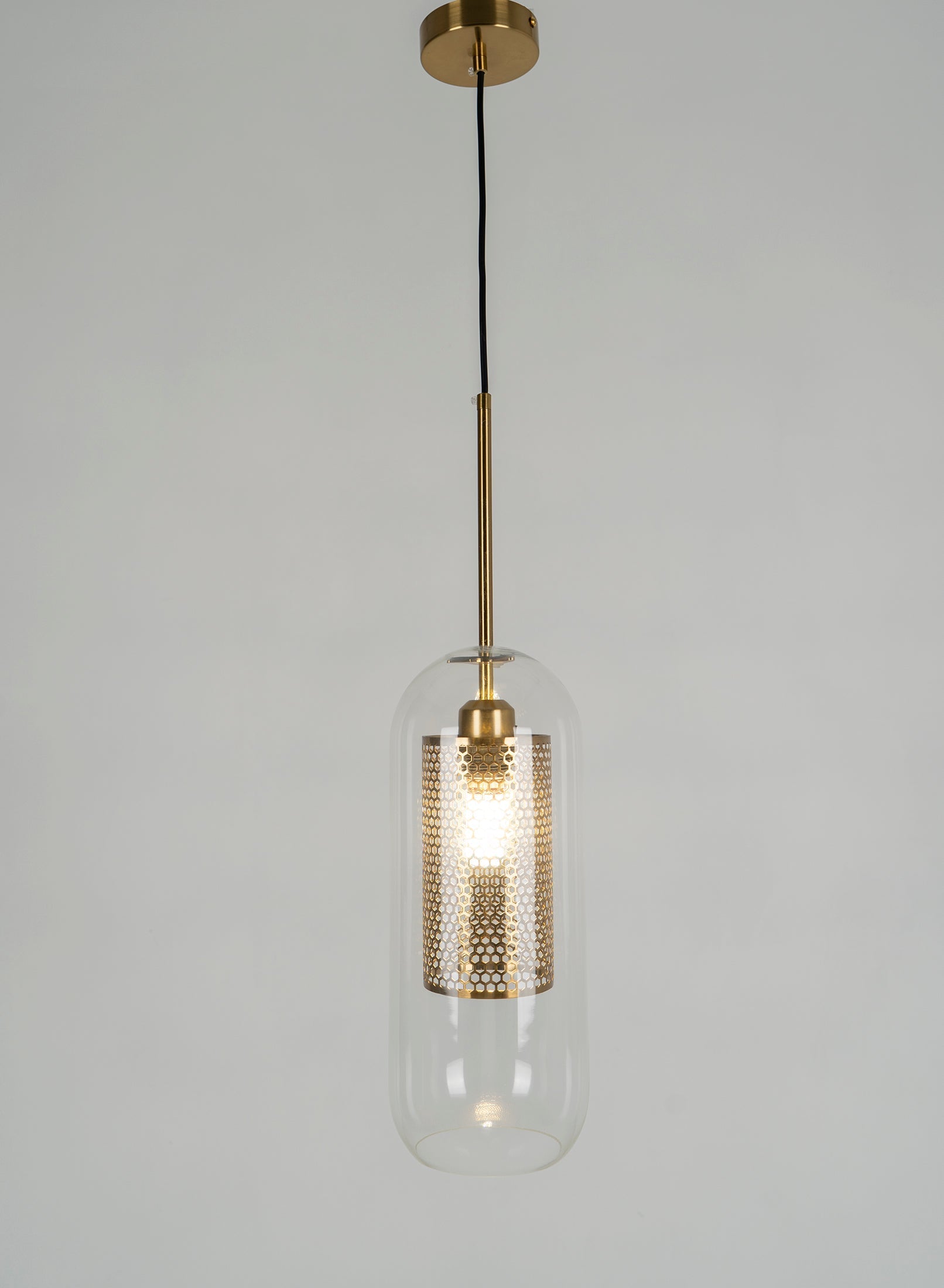 Veleine Pendant Lamp Chiswick Glass for Living Room