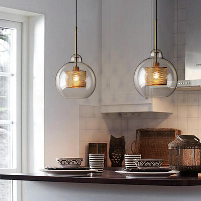 Veleine Pendant Lamp Chiswick Glass for Living Room