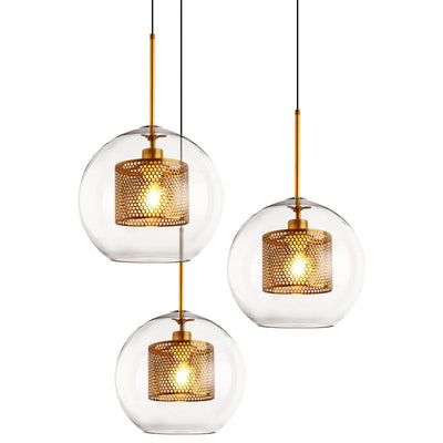 Veleine Pendant Lamp Chiswick Glass for Living Room