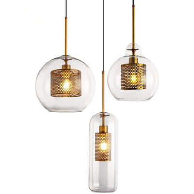 Veleine Pendant Lamp Chiswick Glass for Living Room