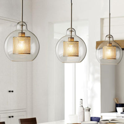 Veleine Pendant Lamp Chiswick Glass for Living Room