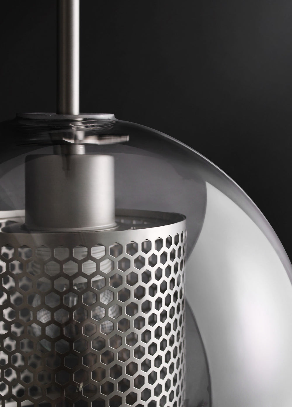 Veleine Pendant Lamp Chiswick Glass for Living Room