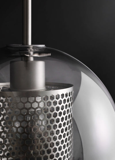 Veleine Pendant Lamp Chiswick Glass for Living Room