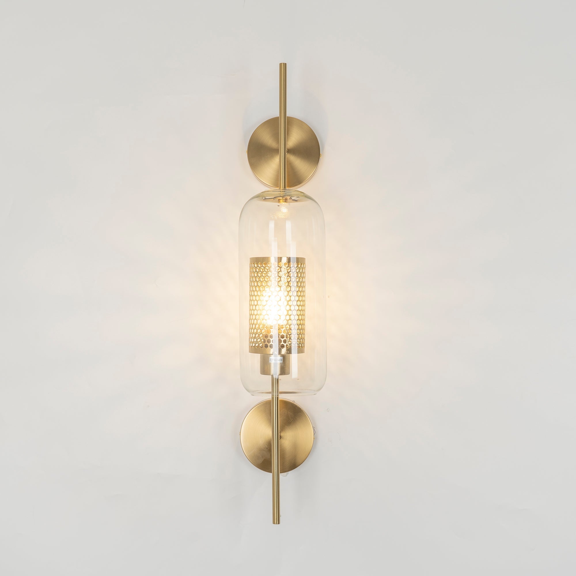 Peta Premium Nordic Art Glass Wall Light
