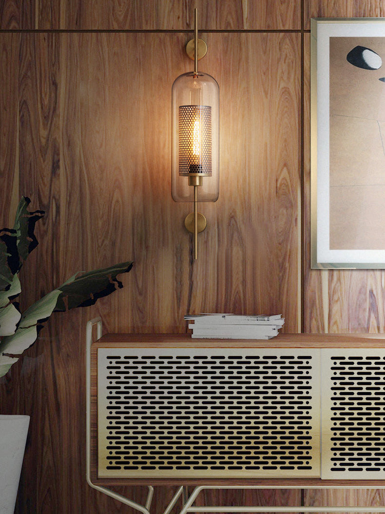 Peta Premium Nordic Art Glass Wall Light