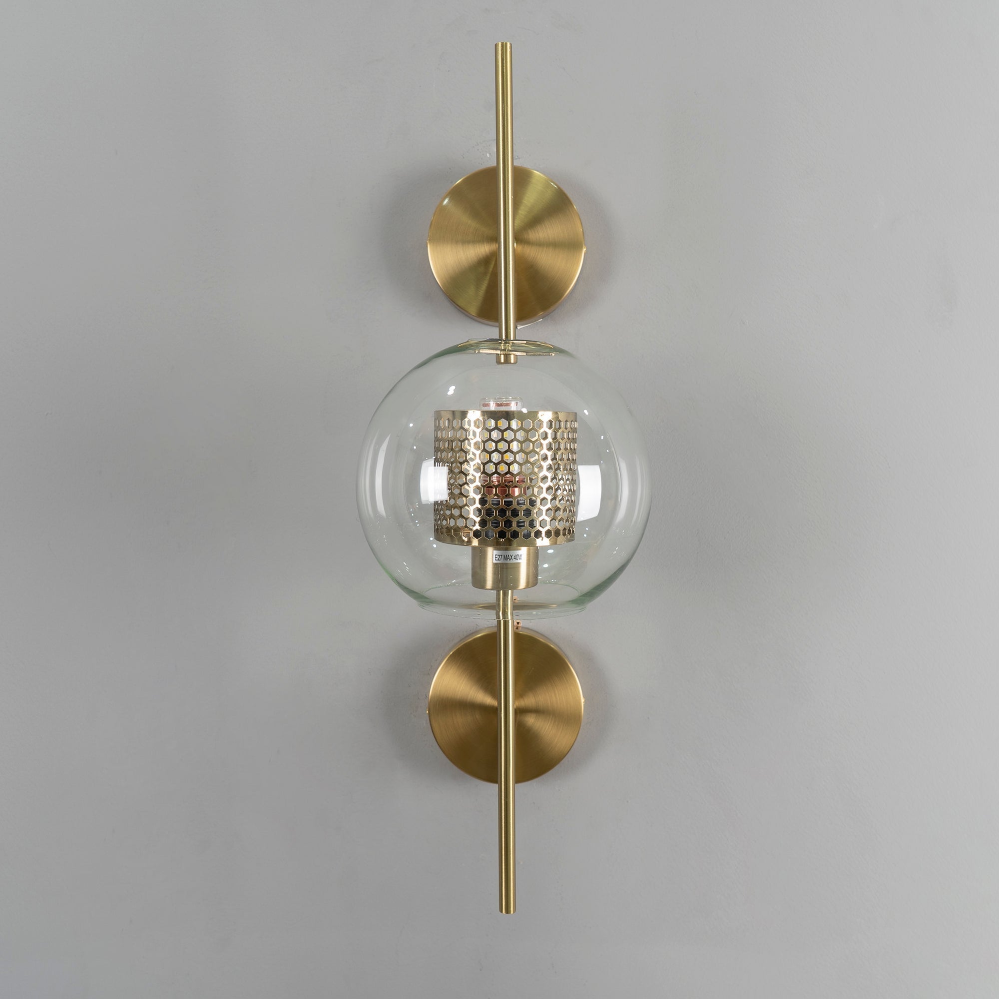 Peta Premium Nordic Art Glass Wall Light
