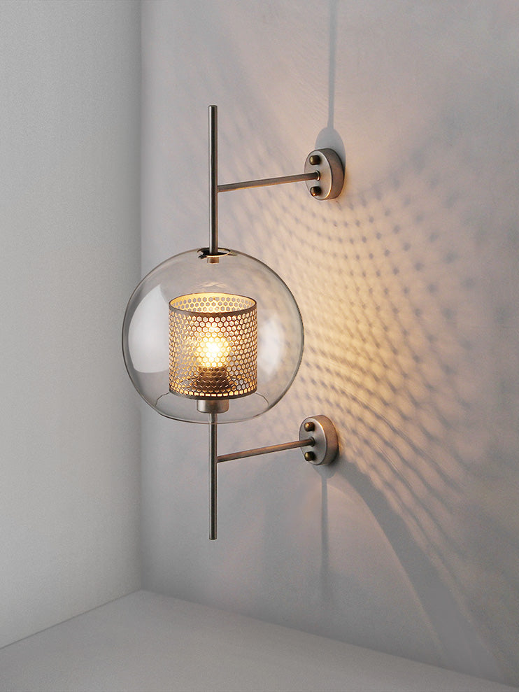 Peta Premium Nordic Art Glass Wall Light