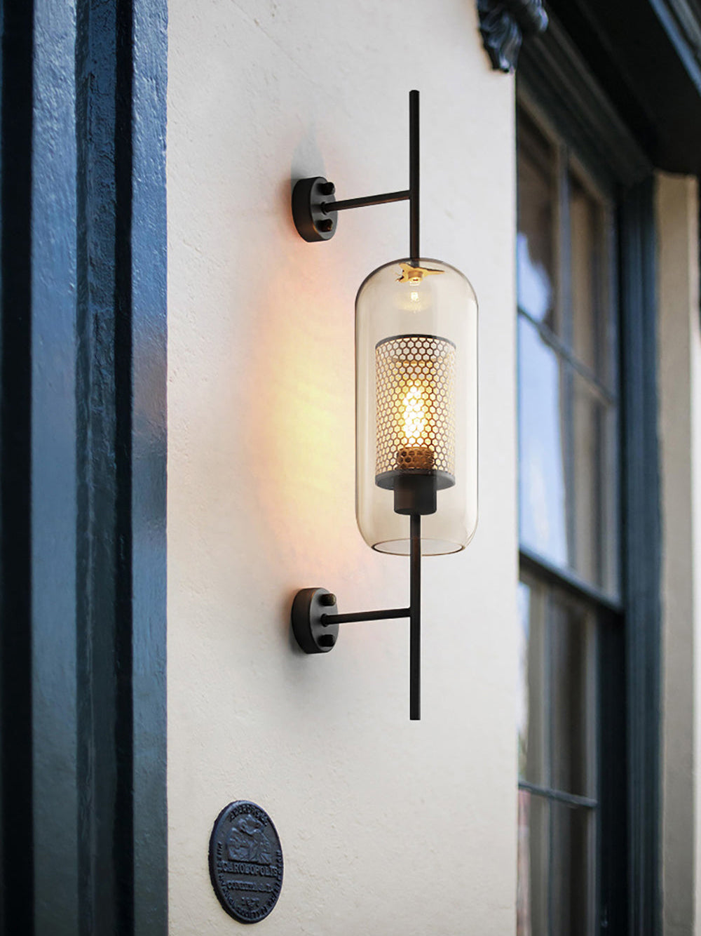 Peta Premium Nordic Art Glass Wall Light