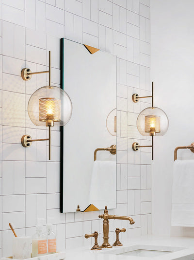Peta Premium Nordic Art Glass Wall Light