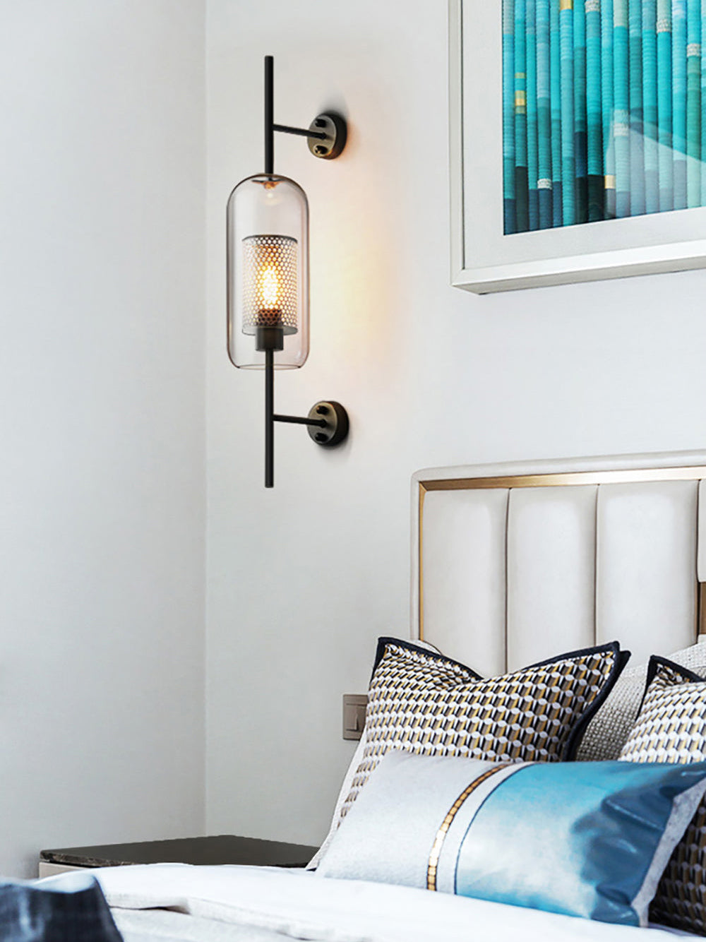 Peta Premium Nordic Art Glass Wall Light