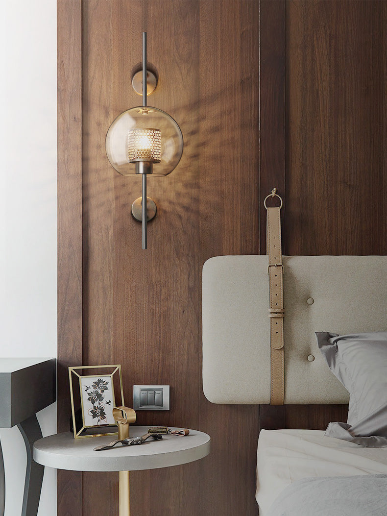 Peta Premium Nordic Art Glass Wall Light