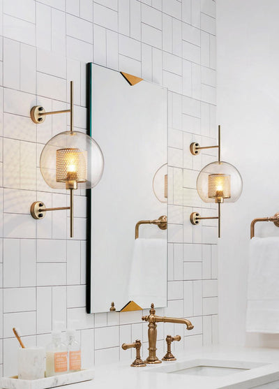 Peta Premium Nordic Art Glass Wall Light
