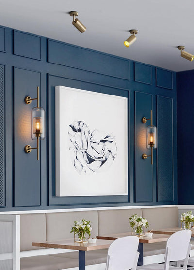 Peta Premium Nordic Art Glass Wall Light