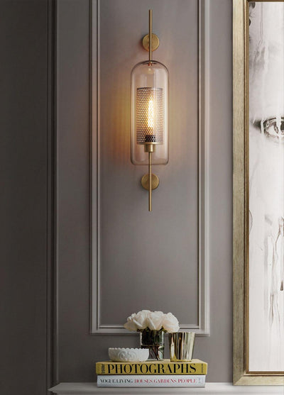 Peta Premium Nordic Art Glass Wall Light