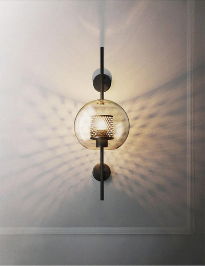 Peta Premium Nordic Art Glass Wall Light