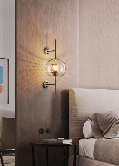 Peta Premium Nordic Art Glass Wall Light