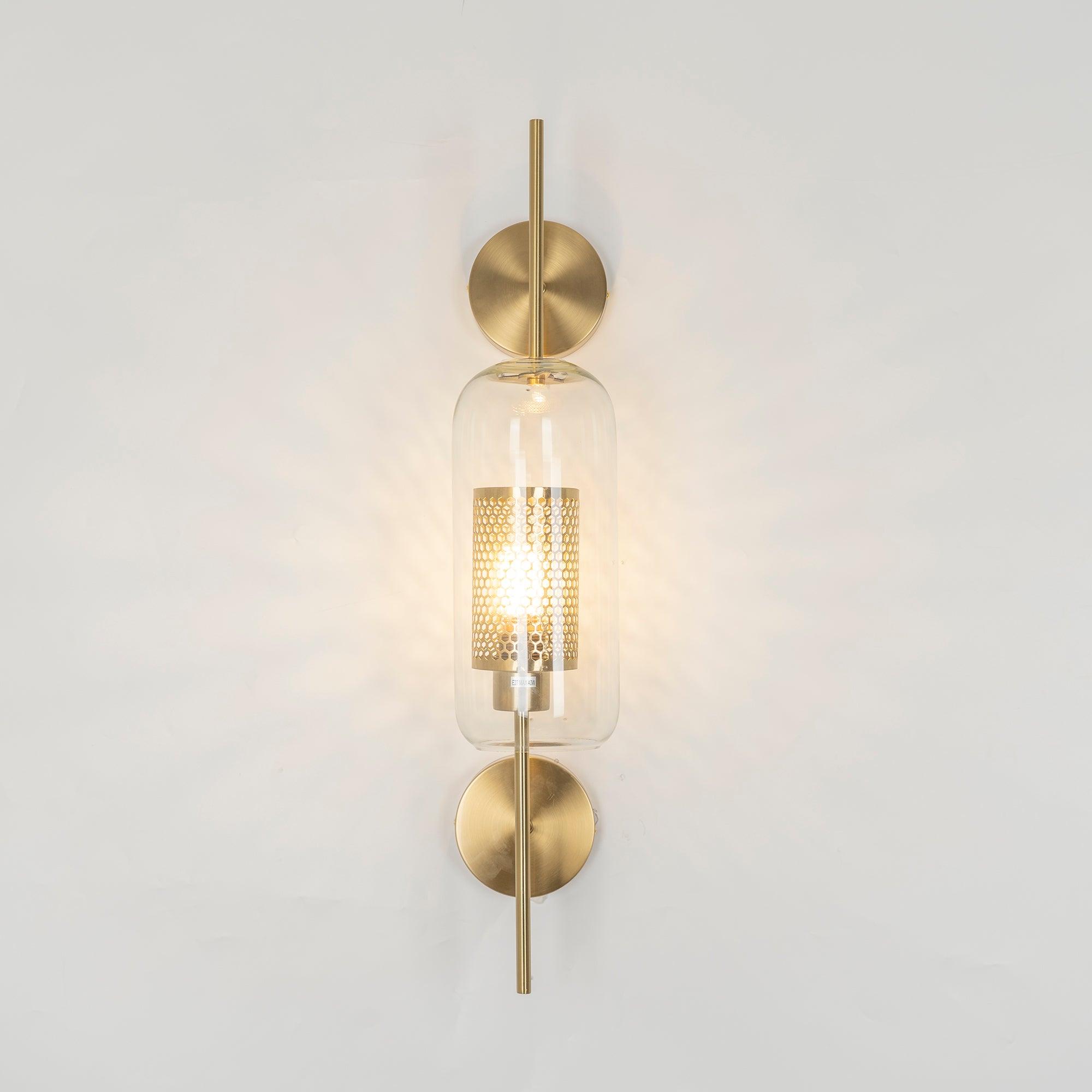 Peta Premium Nordic Art Glass Wall Light