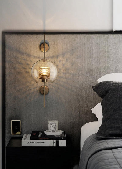 Peta Premium Nordic Art Glass Wall Light