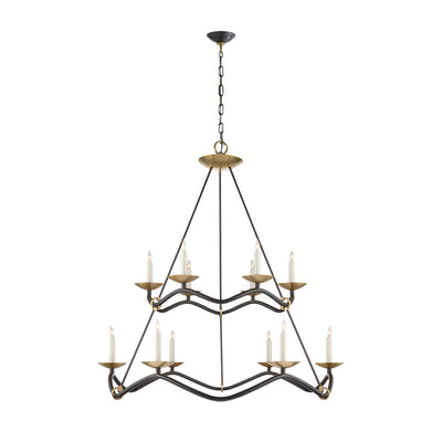 Juvin Two-Tier Candle Chandelier - Neutral Decor