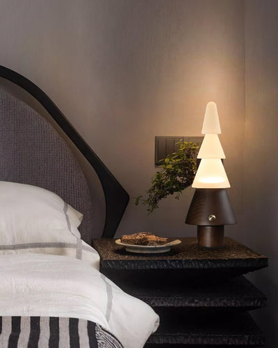Elveette Modern Wood Table Lamp