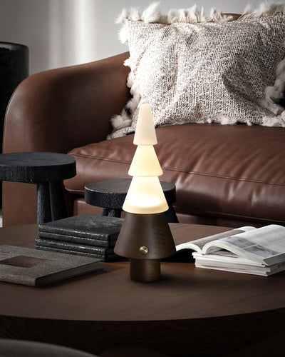 Elveette Modern Wood Table Lamp