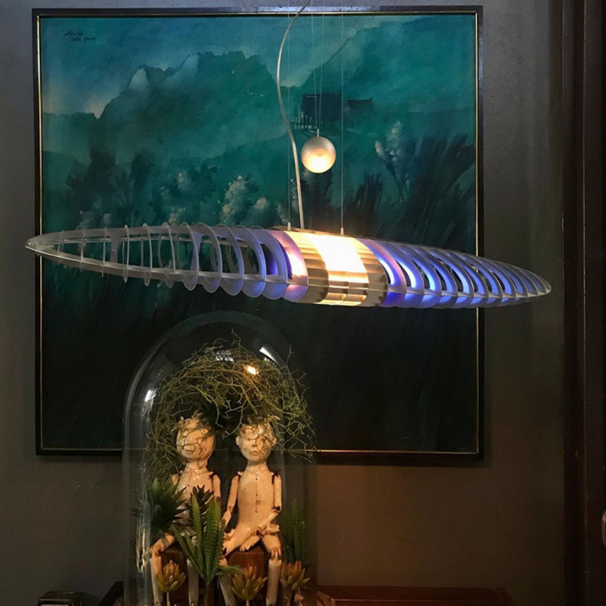 Chroma Glide Suspension Pendant Lamp