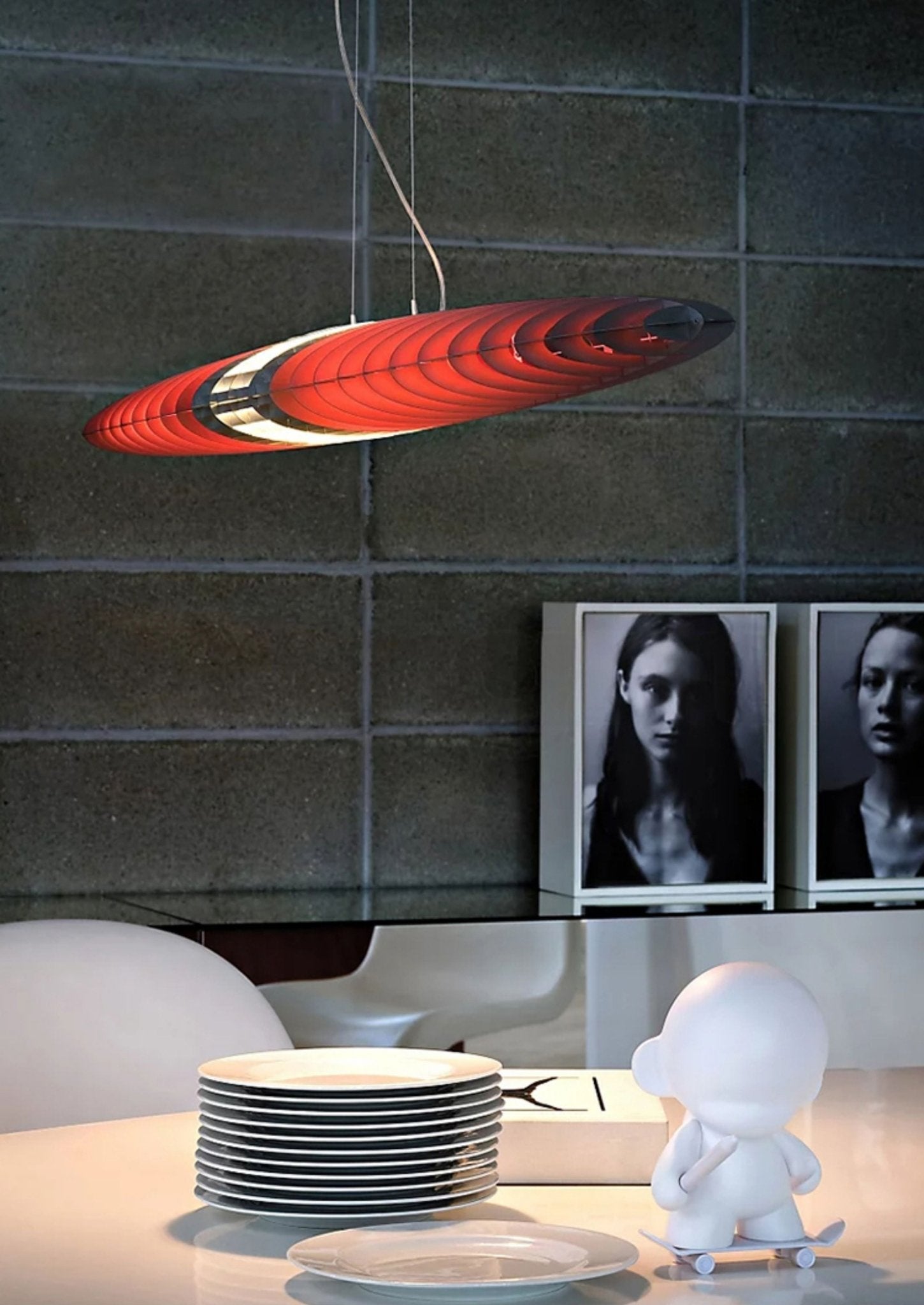 Chroma Glide Suspension Pendant Lamp