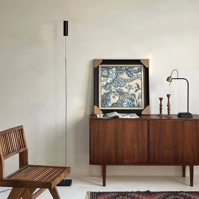 Telum Minimalist Black Floor Lamp