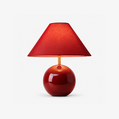 Rubienne Red Ceramic Table Lamp