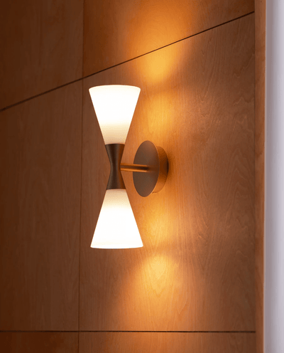 Dureline  Double Cone Wall Sconce