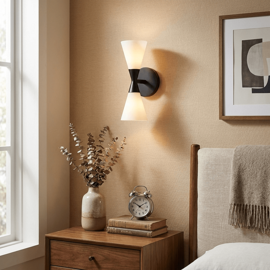 Dureline  Double Cone Wall Sconce